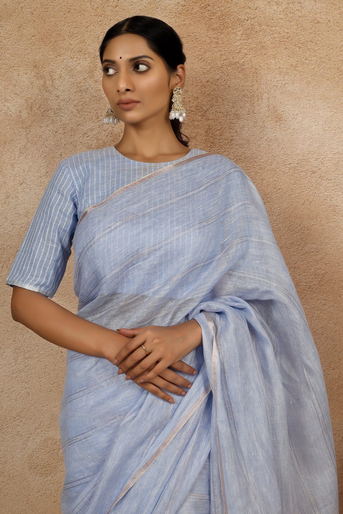 Nandini Linen Sari