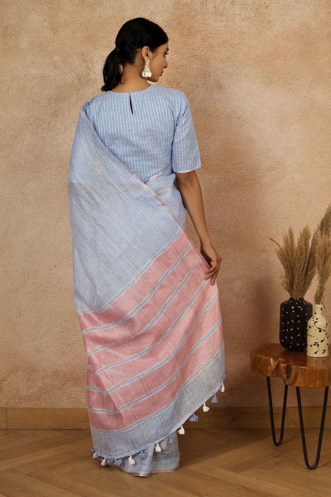 Nandini Linen Sari