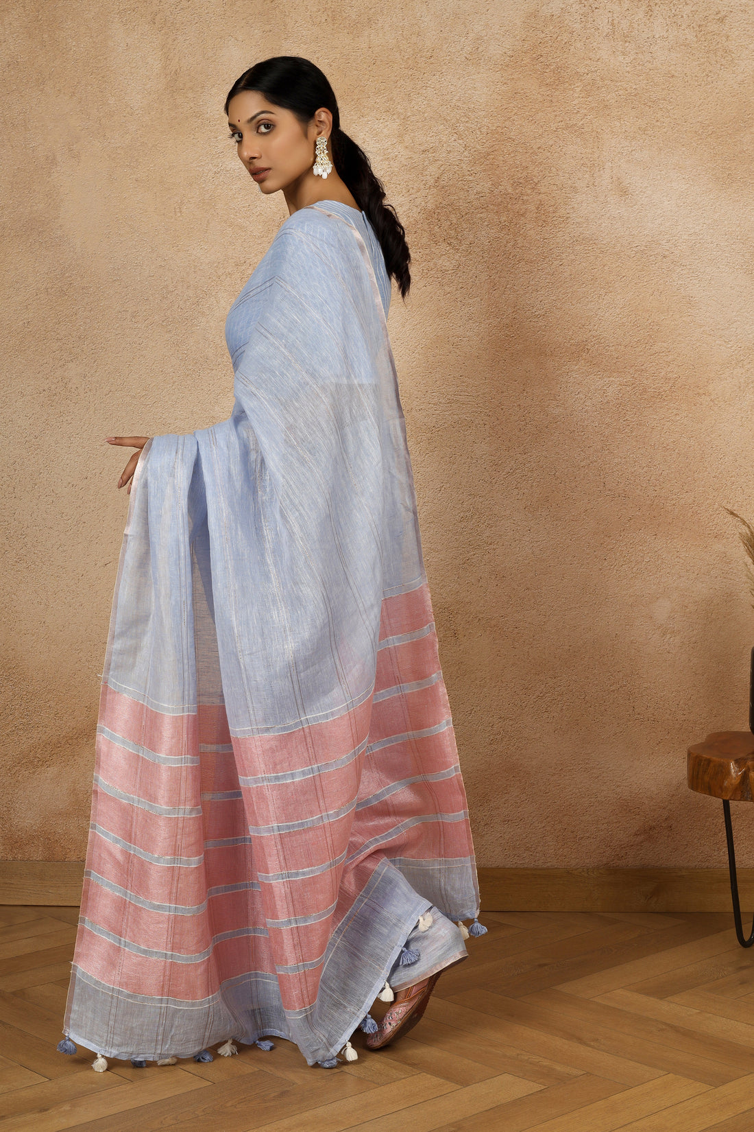 Nandini Linen Sari