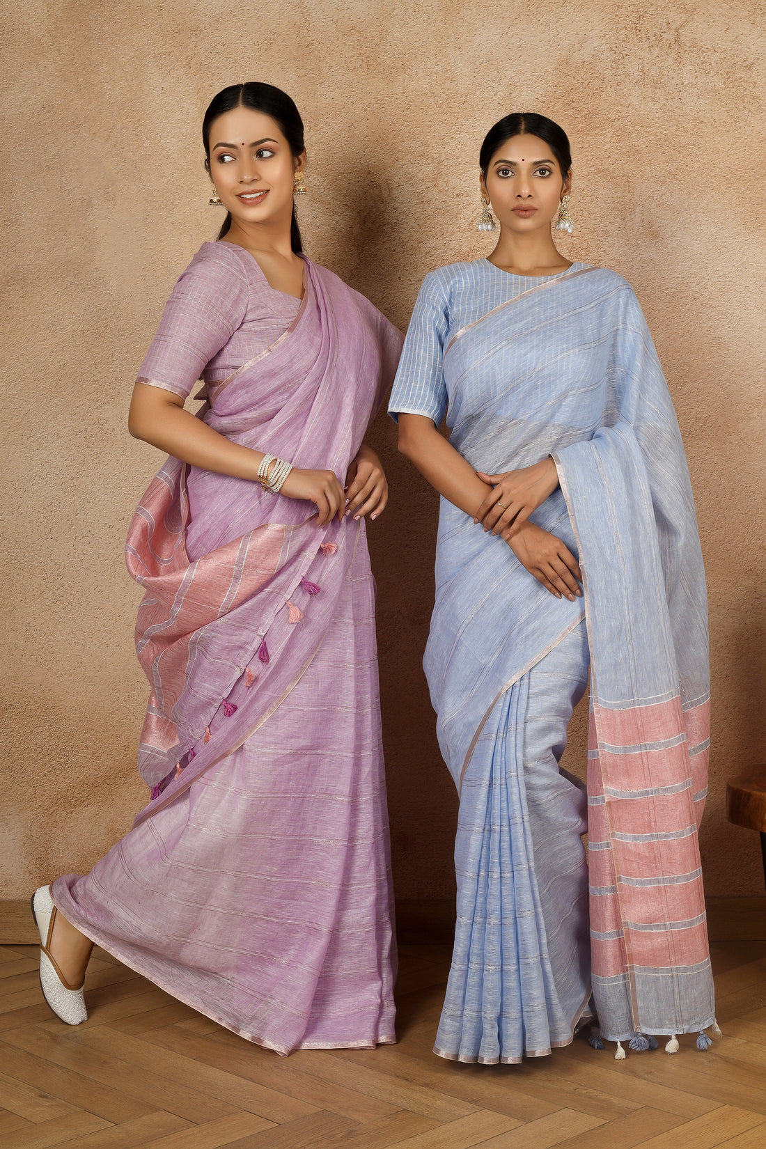 Nandini Linen Sari