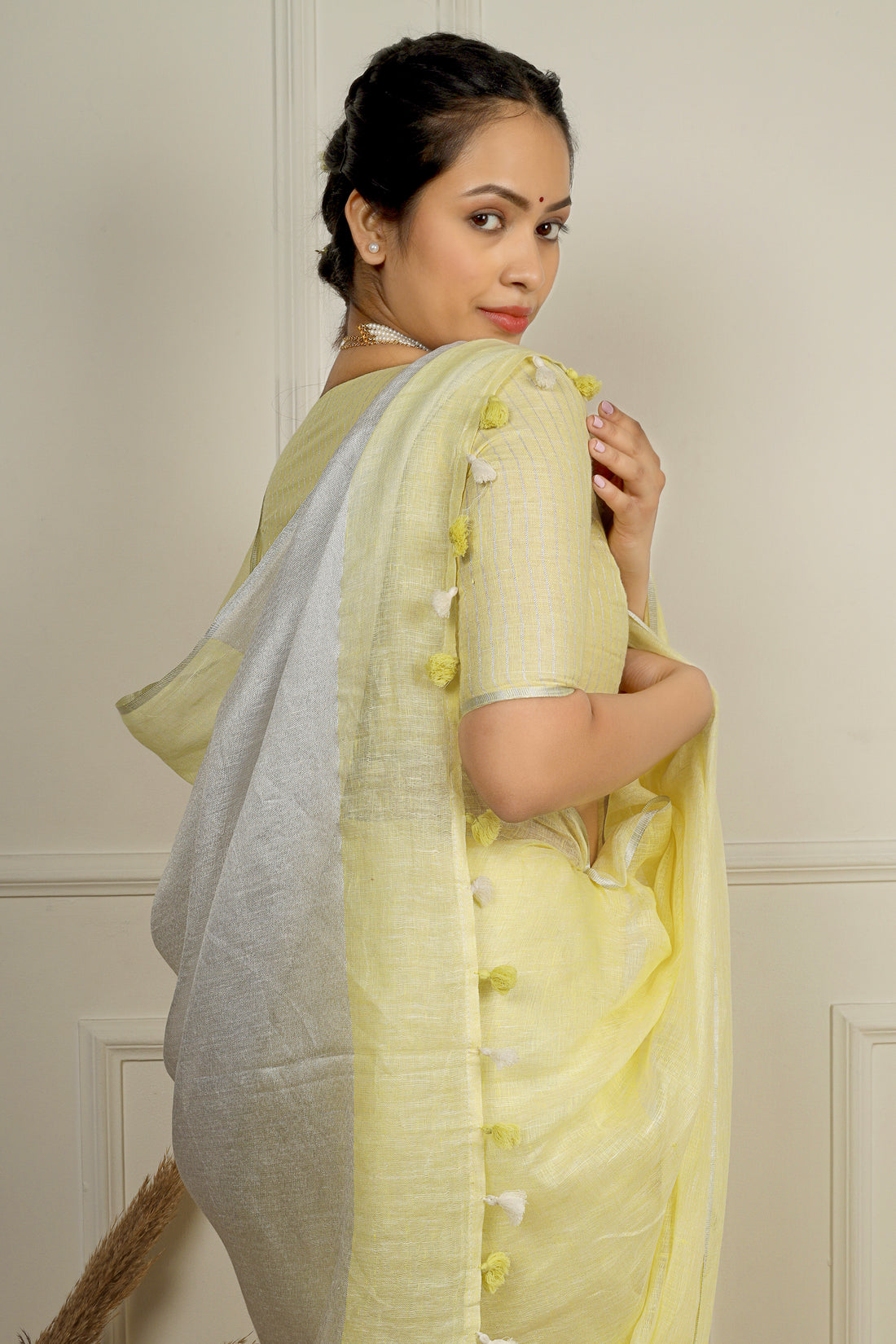 Nimali Linen Sari