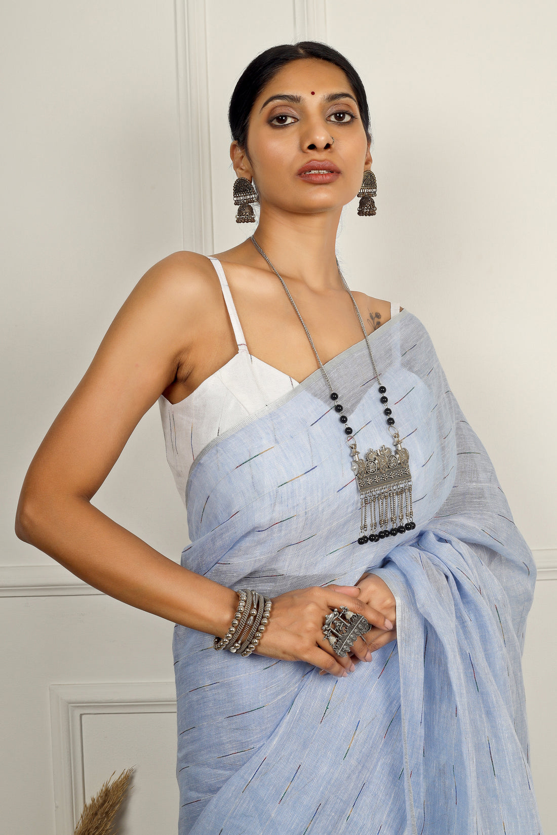 Raavi Linen Sari