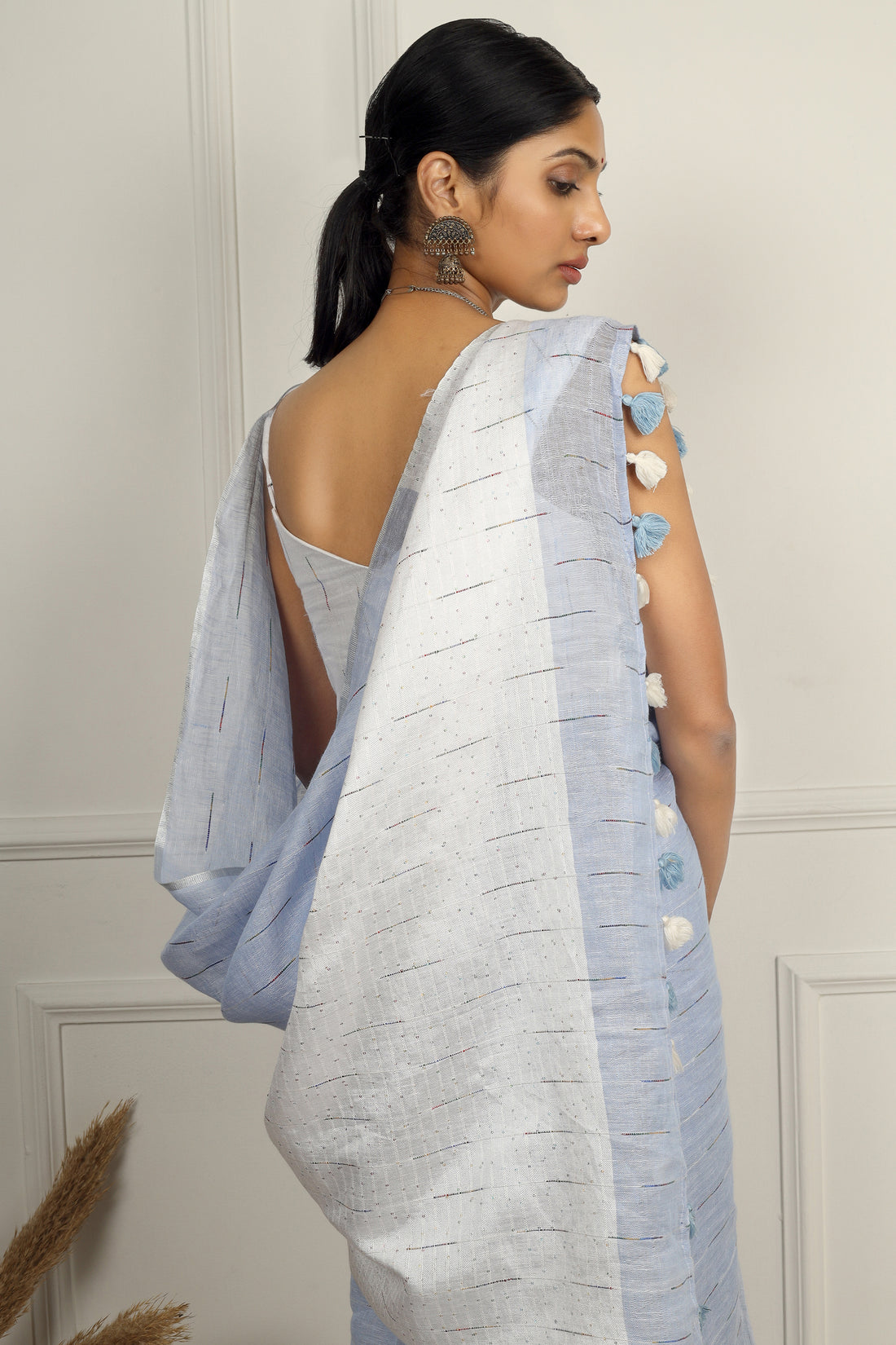 Raavi Linen Sari