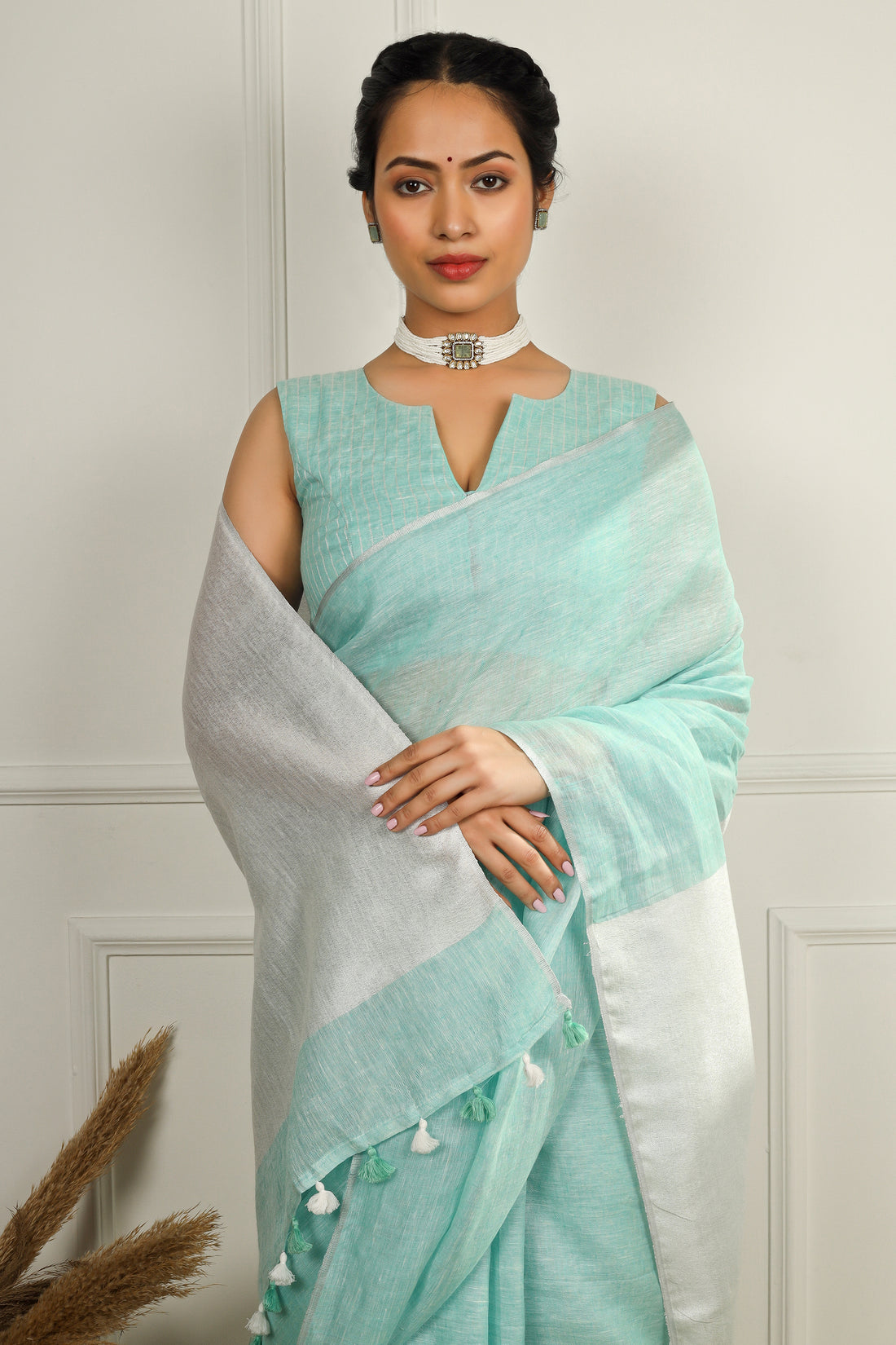 Neer Linen Sari