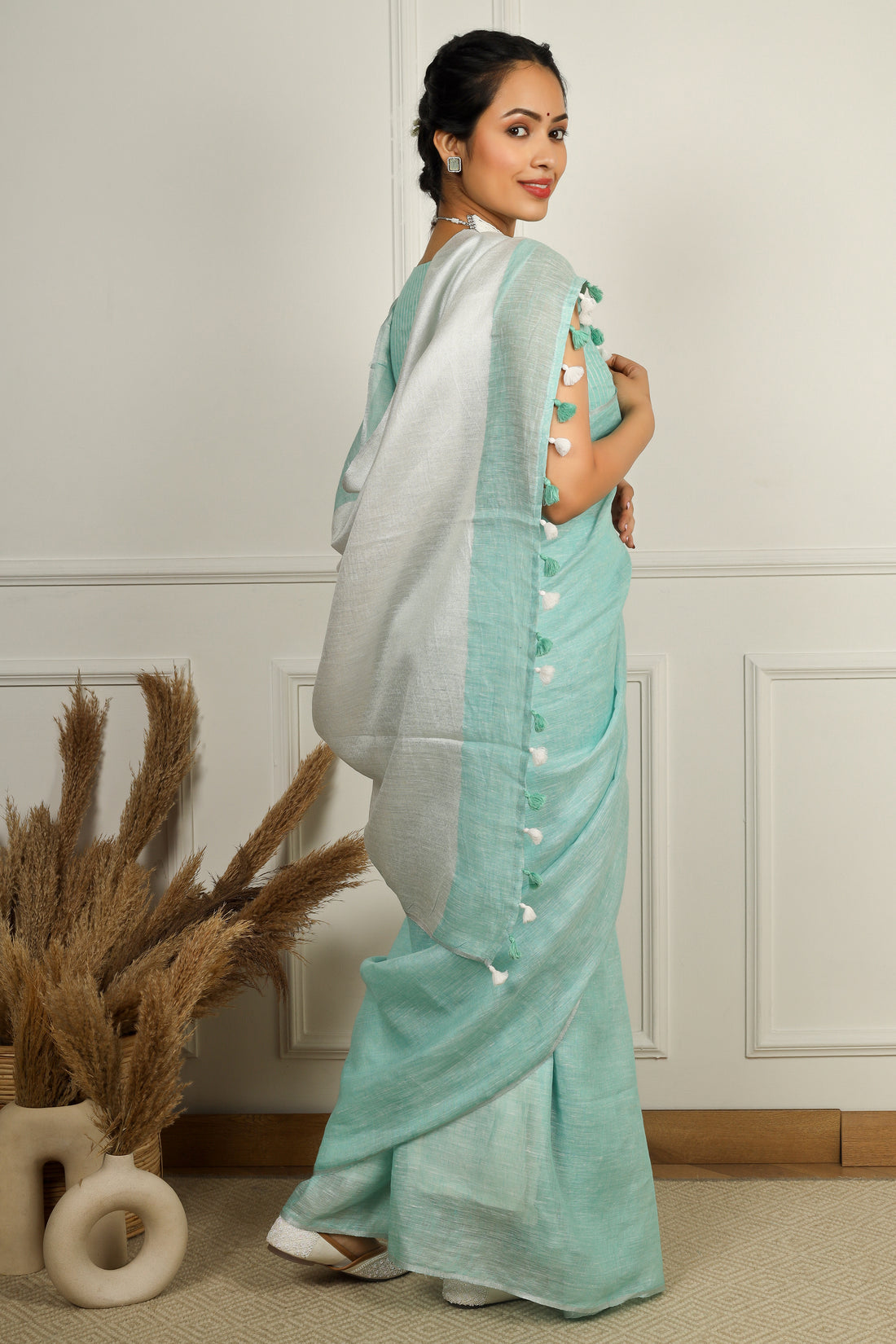 Neer Linen Sari