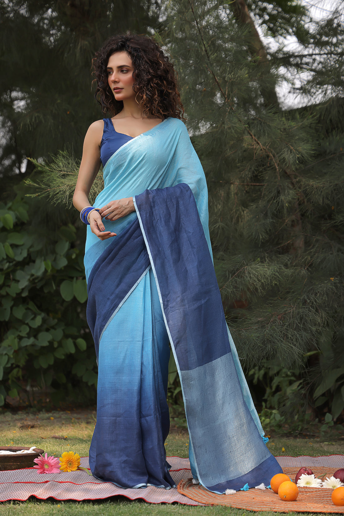 Neerja Linen Sari