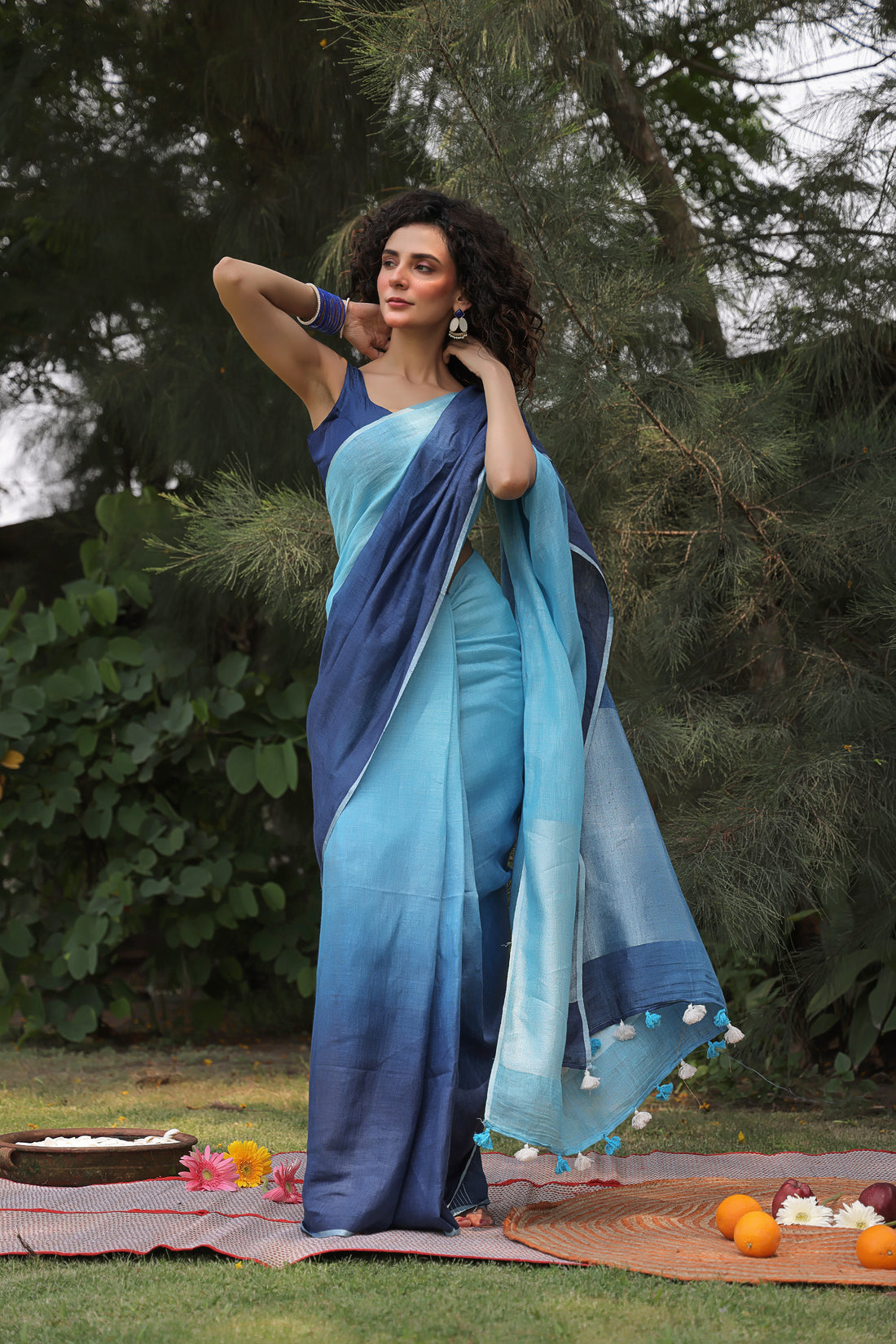 Neerja Linen Sari