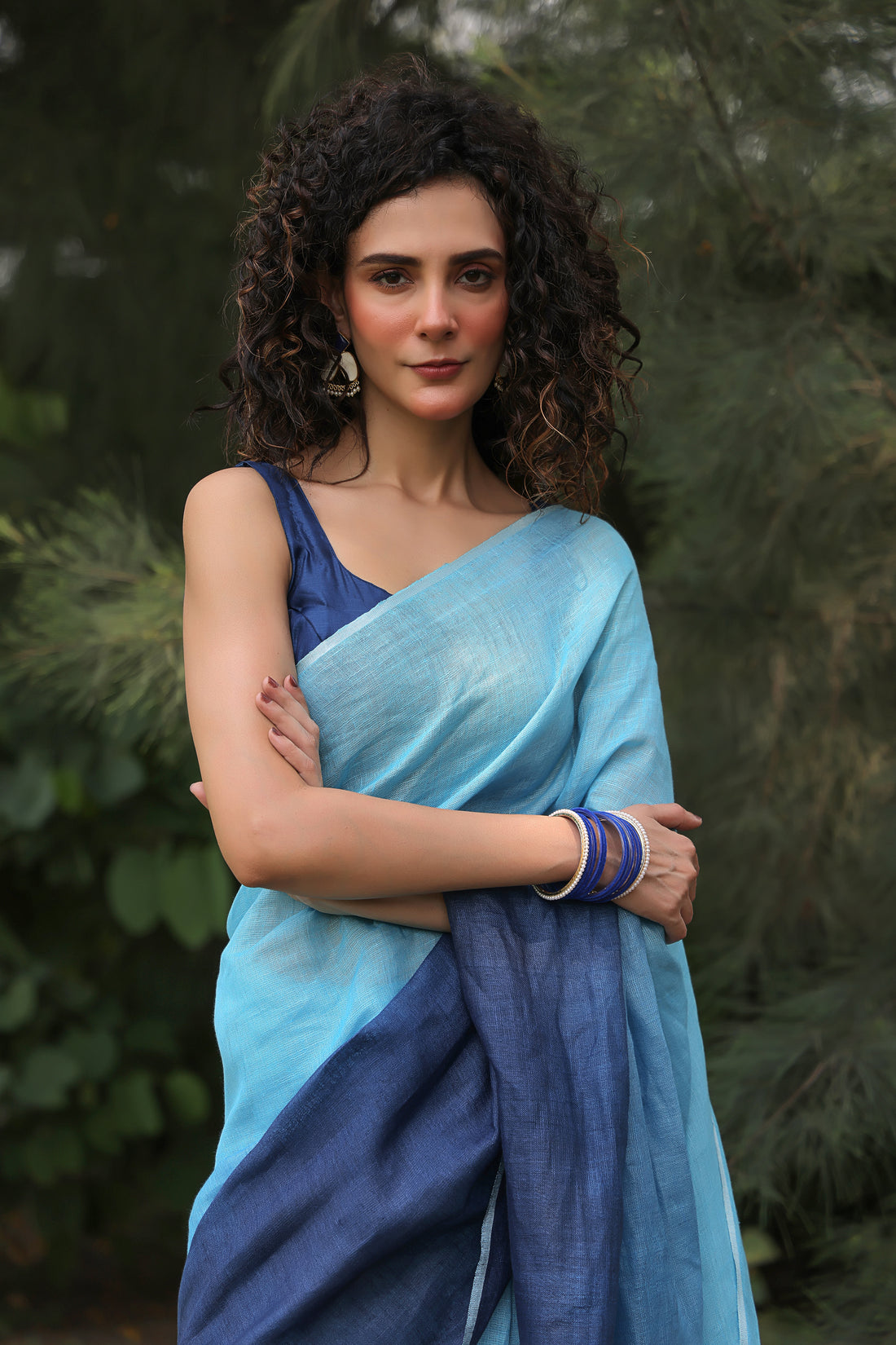 Neerja Linen Sari