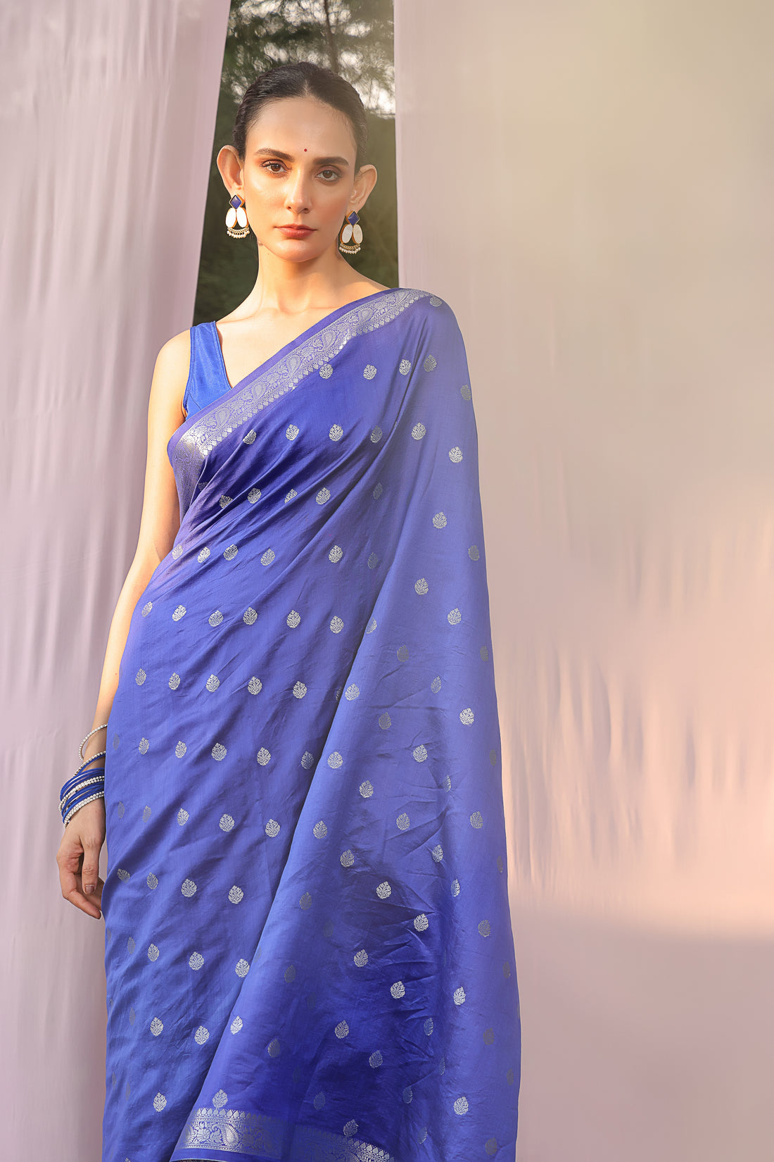 Neelam Regal Weave Banarsi Silk Saree