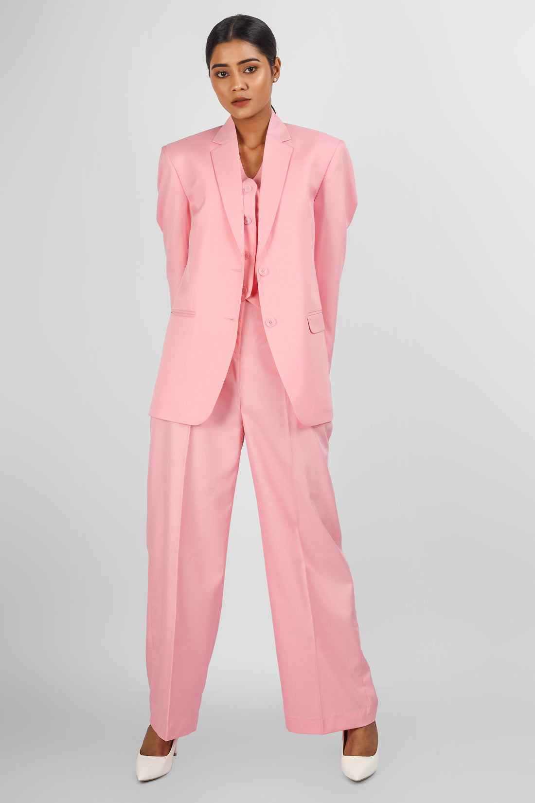 Classic Pantsuit - Pink