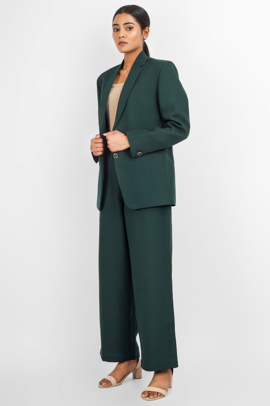 Classic Pantsuit - Emerald