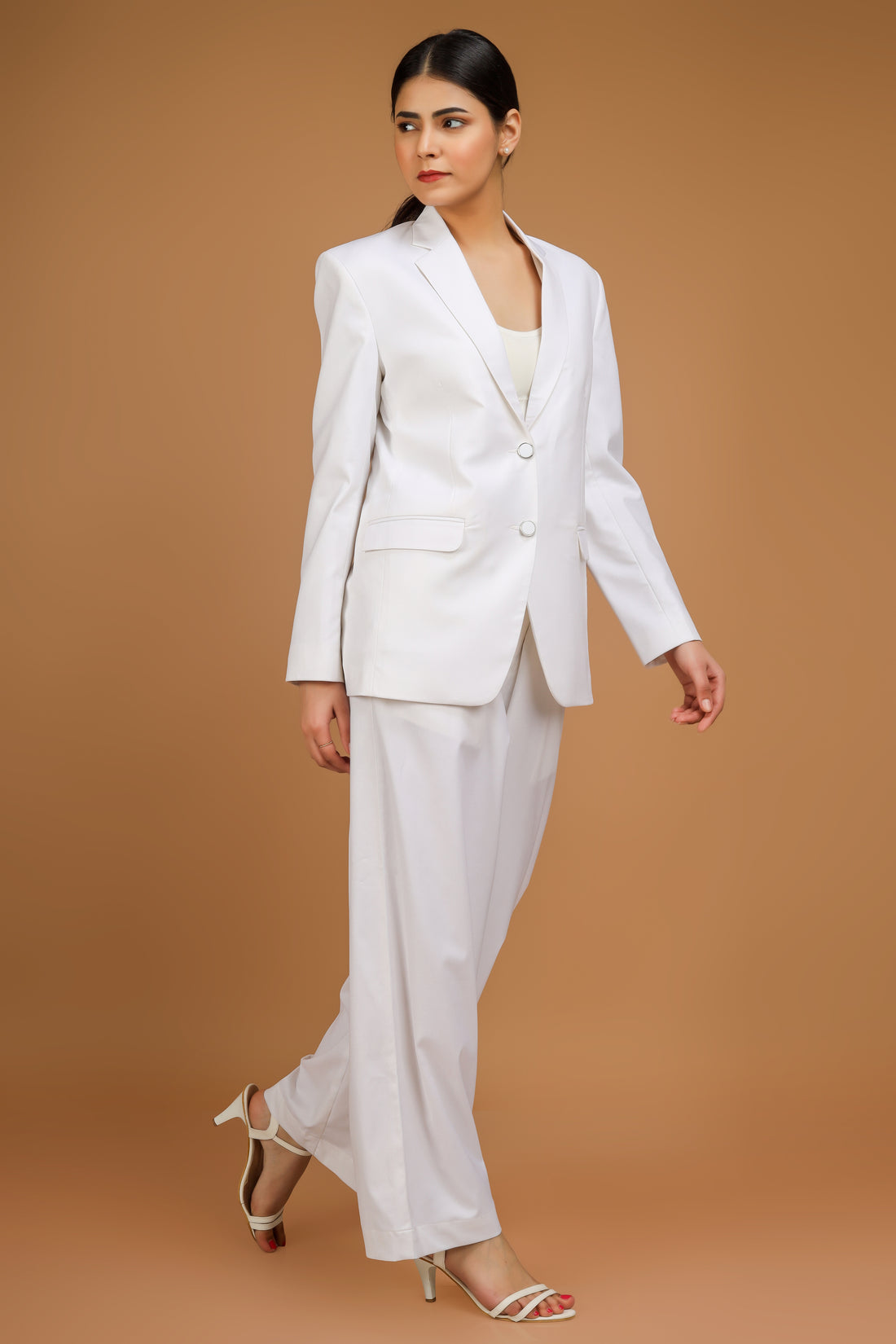 Classic Pantsuit - White